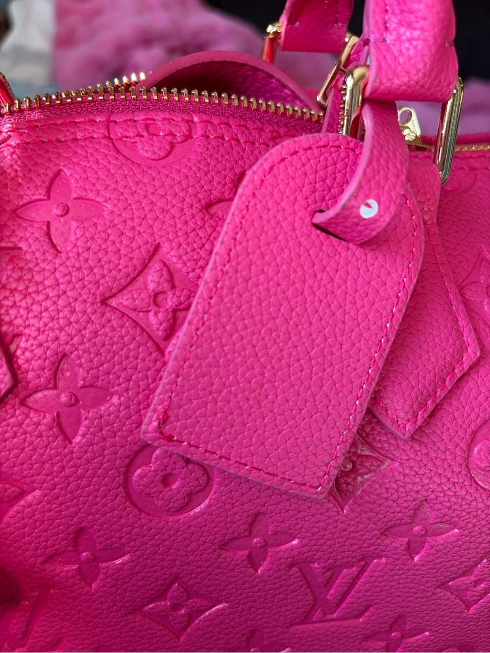 Hot Pink Soft leather speedy - Picture 5 of 11